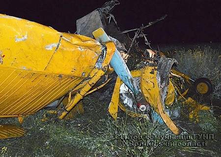 Самолет разбился в Волынской области, пилот погиб 