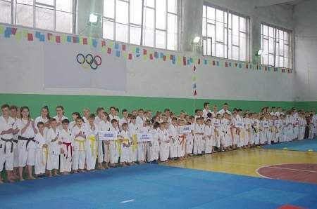 Более 250 спортсменов из ЛНР и ДНР приняли участие в открытом Кубке по традиционному каратэ