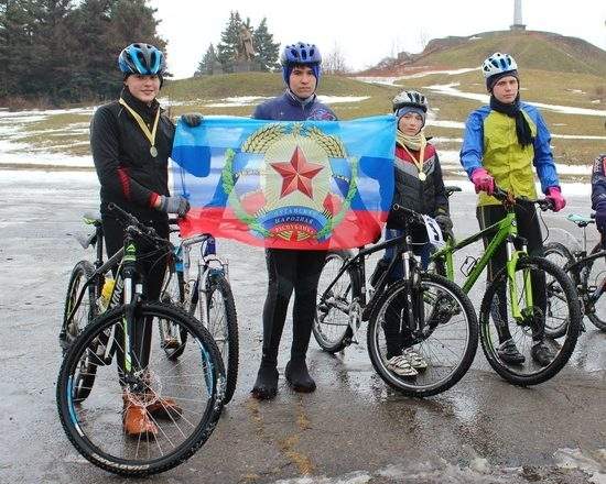 В Луганске прошёл зимний чемпионат по маунтинбайку – велосипедному спорту
