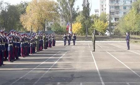 Луганскому казачьему кадетскому корпусу имени Александра Ефимова исполнилось три года
