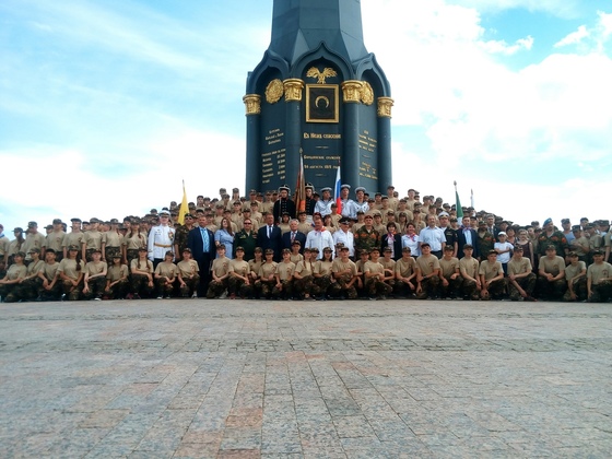группа учащихся Луганского экономико-правового лицея-интерната отдохнула в военно-историческим лагере "Бородино-2018" в Подмосковье