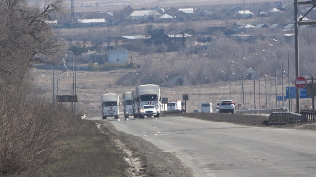 В среду, 23 марта в ЛНР прибыли автомобили 113-го гуманитарного конвоя