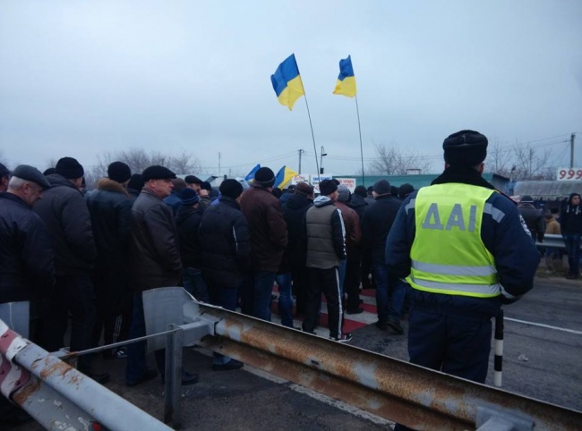 В Винницкой области более тысячи митингующих блокировали дороги