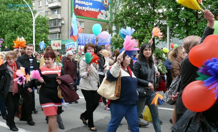 2016 год. Луганск. 1 мая728