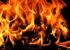 На пожаре в Свердловске  погиб 43-летний мужчина